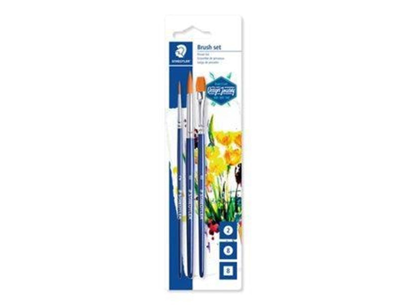 Staedtler Brush set 3pc on blistercard