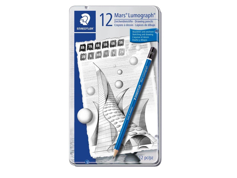 Staedtler Pencil Mars Lumograph x12 100% PEFC