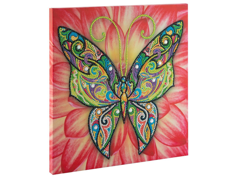 Grafix Diamond Painting on Canvas Butterfly 30 x 30 cm