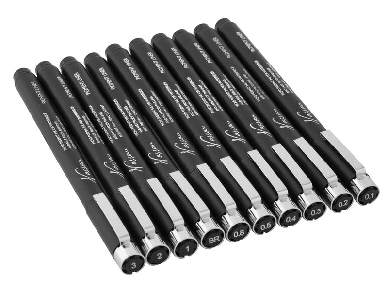 Nassau Drawing pen set fineliners 10pcs