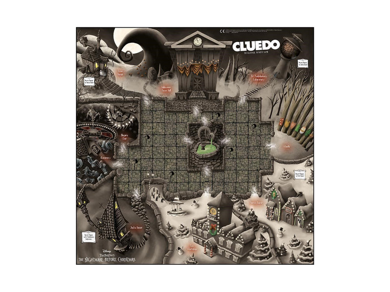 Winning Moves Nightmare Before Christmas Cluedo Mystery (English)