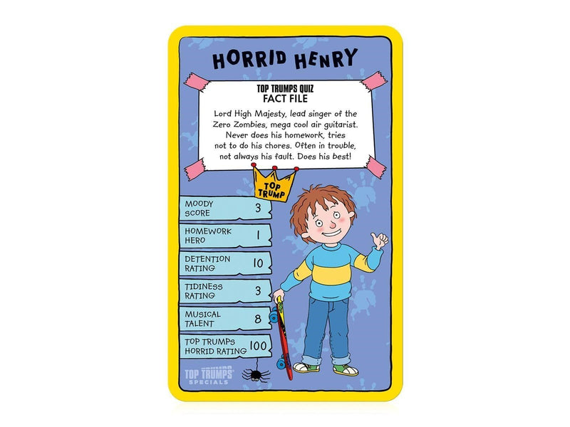 Winning Moves Horrid Henry Top Trumps Card Game (English)