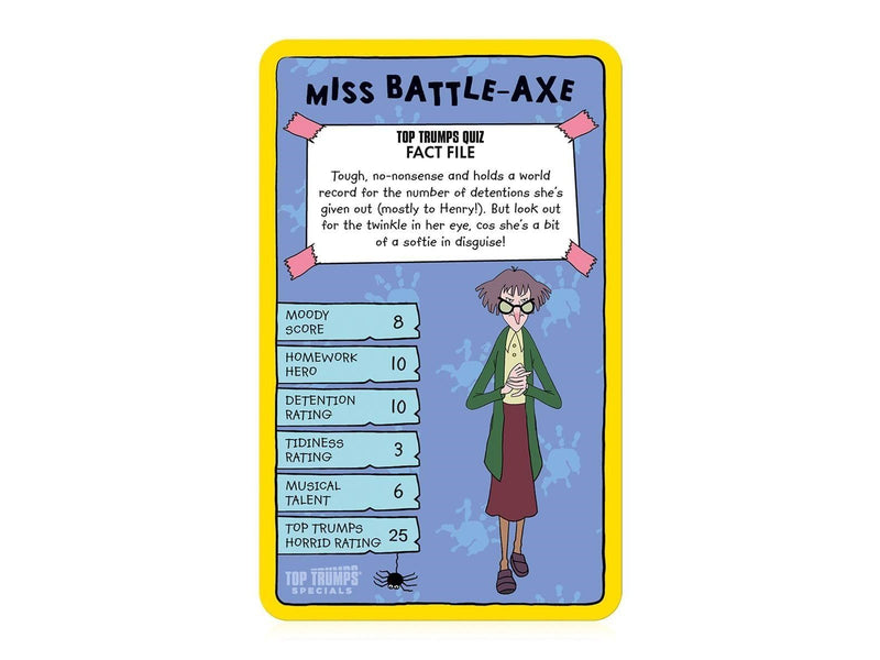 Winning Moves Horrid Henry Top Trumps Card Game (English)