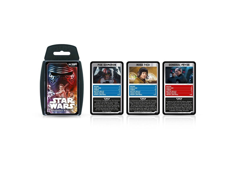 Winning Moves Star Wars Episodes 7-9 Top Trumps Card Game (English)