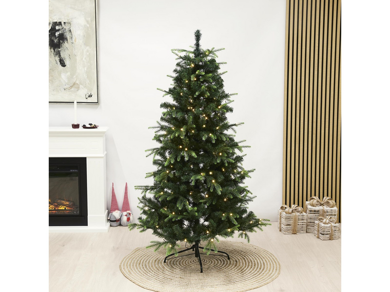 NORDIC WINTER Christmas tree artificial PE/PVC - 140x96 cm - ”VIGA” class A