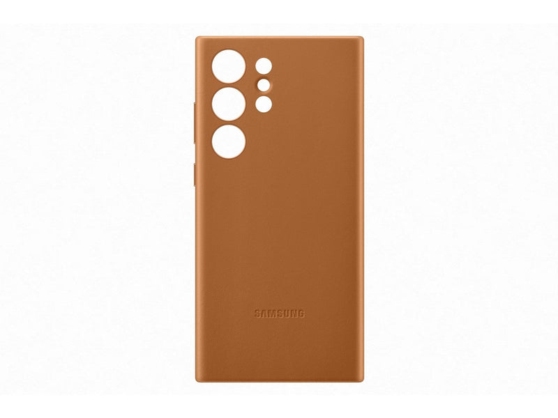 Samsung Galaxy S23 Ultra Leather Case - Camel