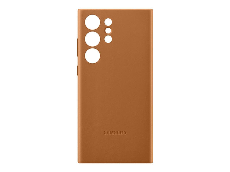 Samsung Galaxy S23 Ultra Leather Case - Camel