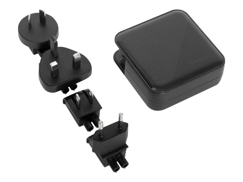 Targus power adapter - GaN - 2 x USB-C 2 x 9 pin USB Type A - 100 Watt