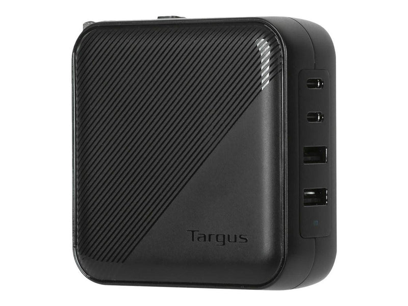 Targus power adapter - GaN - 2 x USB-C 2 x 9 pin USB Type A - 100 Watt