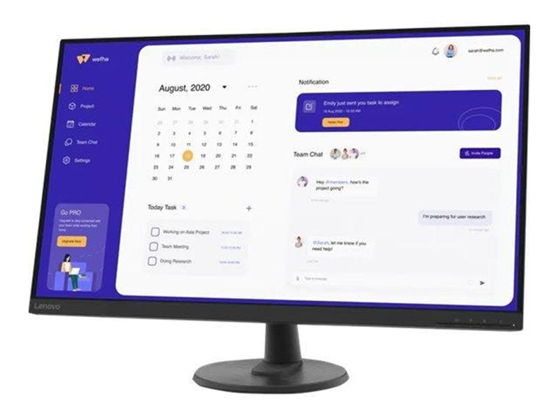 31.5" Lenovo D32u-40 - 3840x2160 - VA