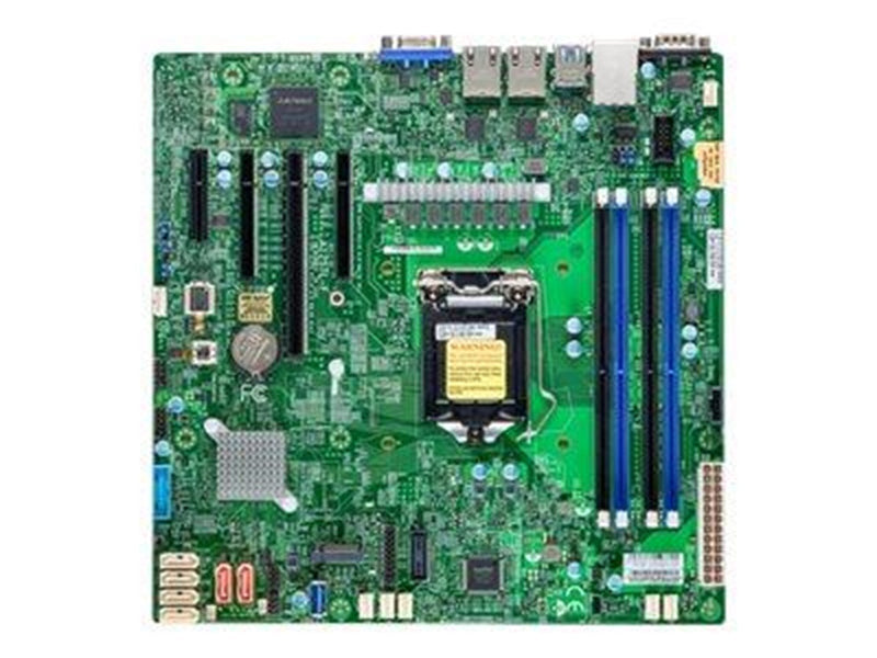Supermicro X12STL-F Mainboard - Intel C252 - Intel LGA1200 socket - DDR4 RAM - Micro-ATX