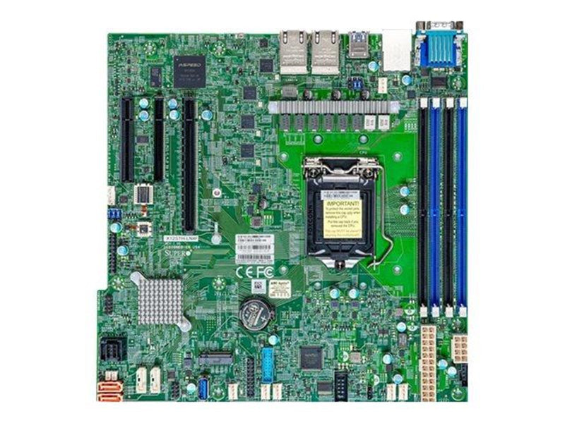 Supermicro X12STH-LN4F Mainboard - Intel C256 - Intel LGA1200 socket - DDR4 RAM - Micro-ATX