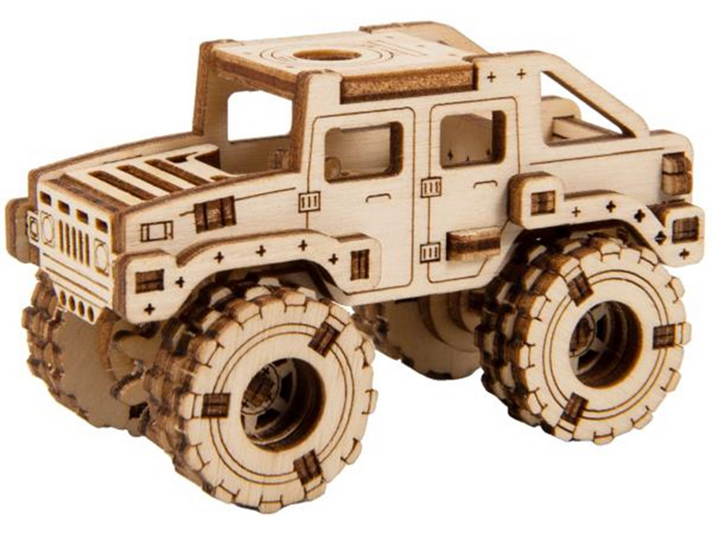 Mobimods WoodenCity Monster Truck Hummer