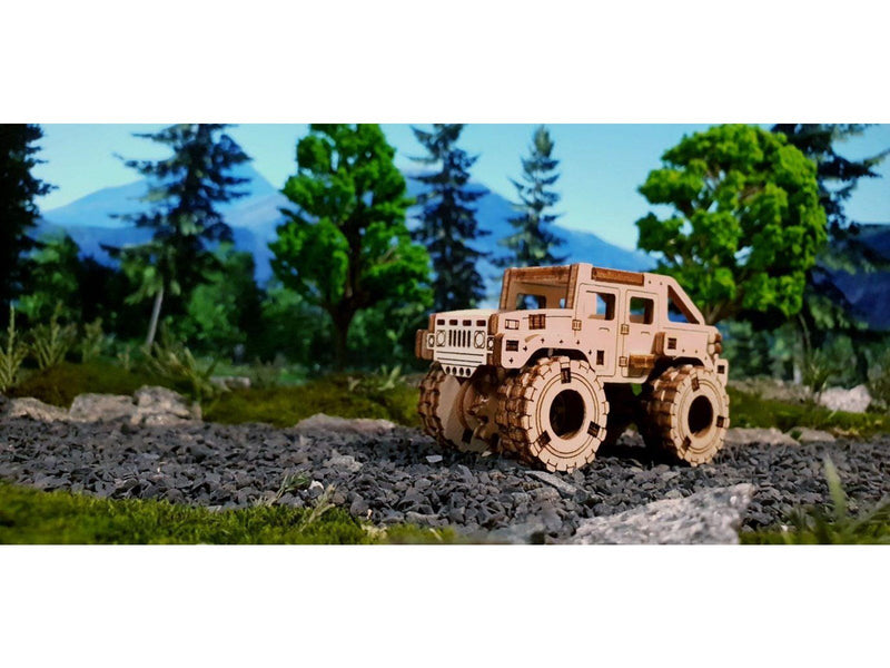 Mobimods WoodenCity Monster Truck Hummer