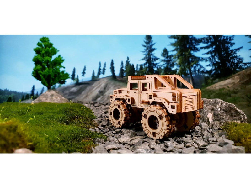 Mobimods WoodenCity Monster Truck Hummer