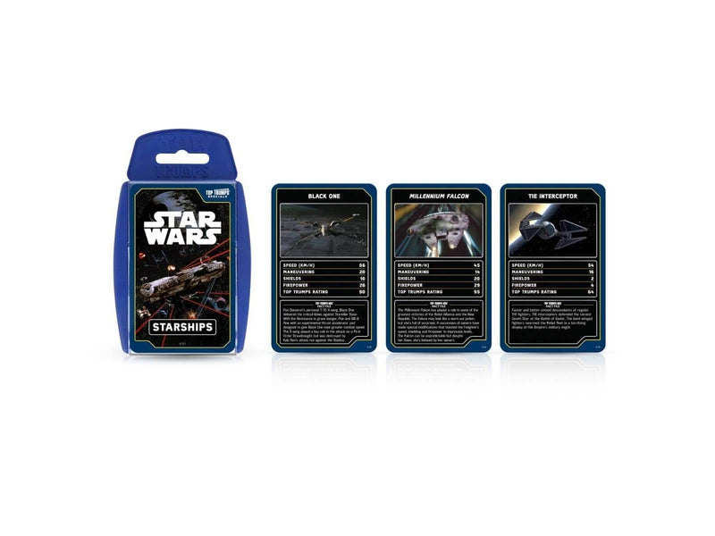 Winning Moves Star Wars Starships Top Trumps Card Game (ENGLISH)