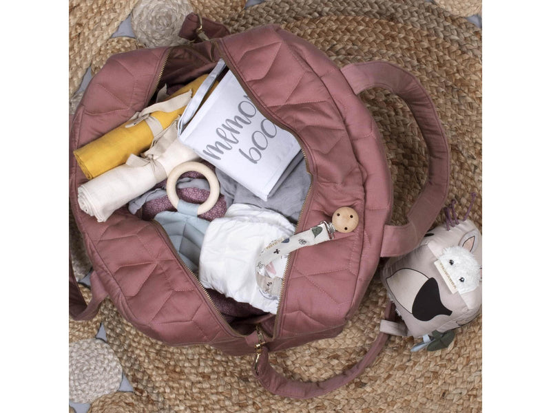 Filibabba Mommy bag - Soft quilt Wild rose