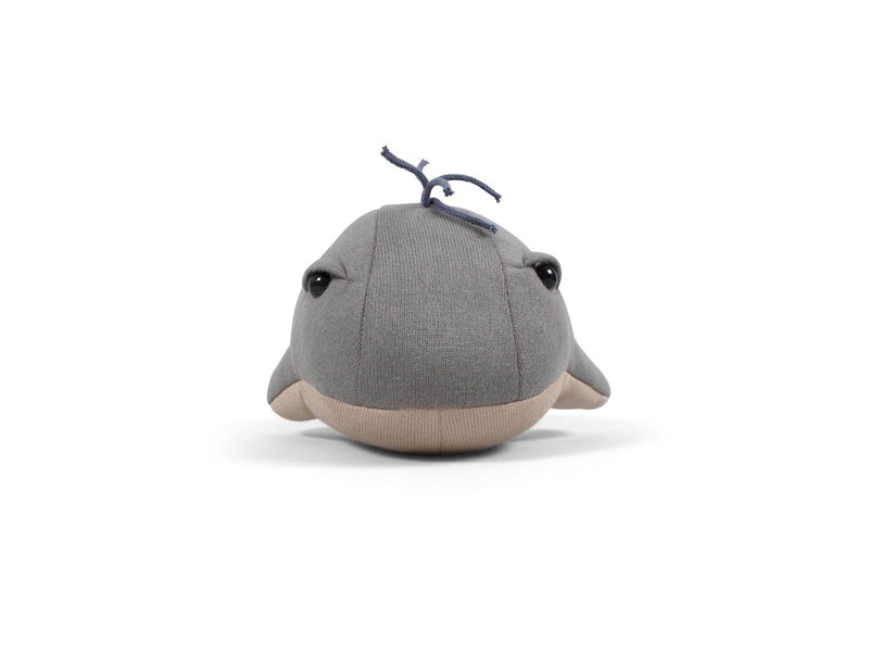 Filibabba Teddy 30 cm - Willie the whale Grey