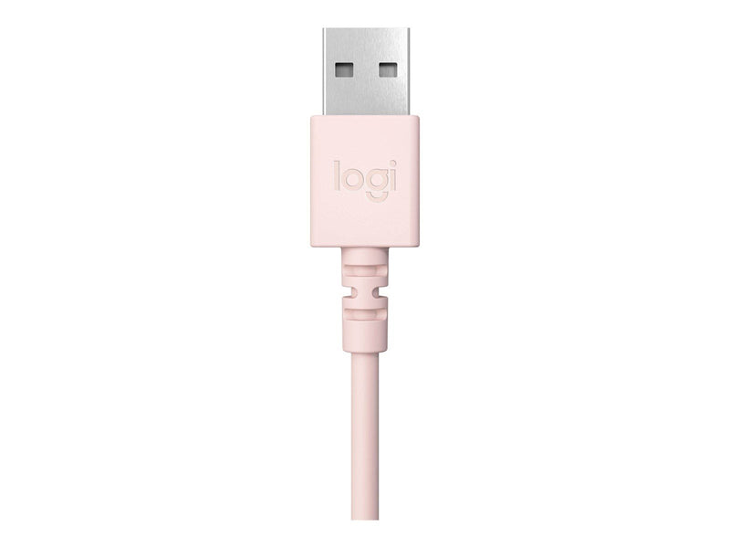Logitech H390 USB Computer Headset - Rose