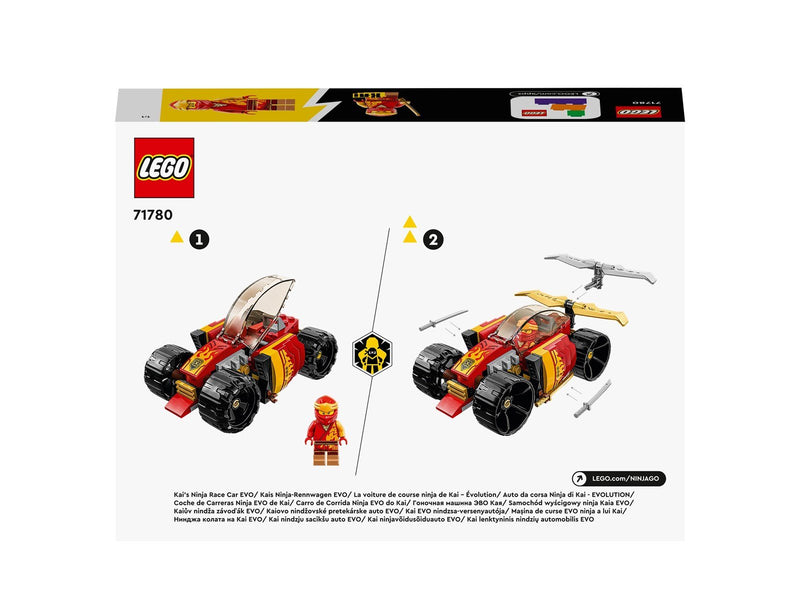 LEGO Ninjago 71780 Kais Ninja-Rennwagen EVO