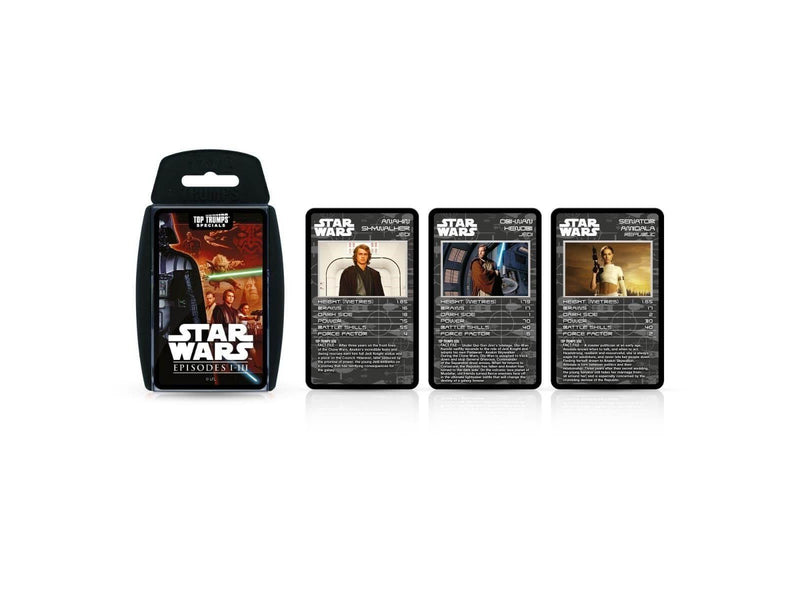 Winning Moves Star Wars Episodes 1-3 Top Trumps Card Game (ENGLISH)