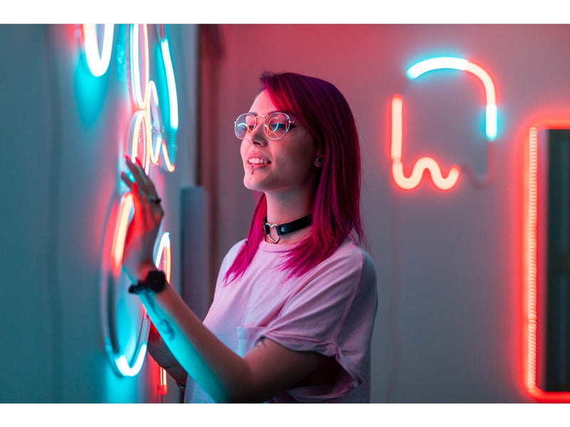 Twinkly Flex – App-controlled RGB LED neon tube. 3 Meters. White Wire.