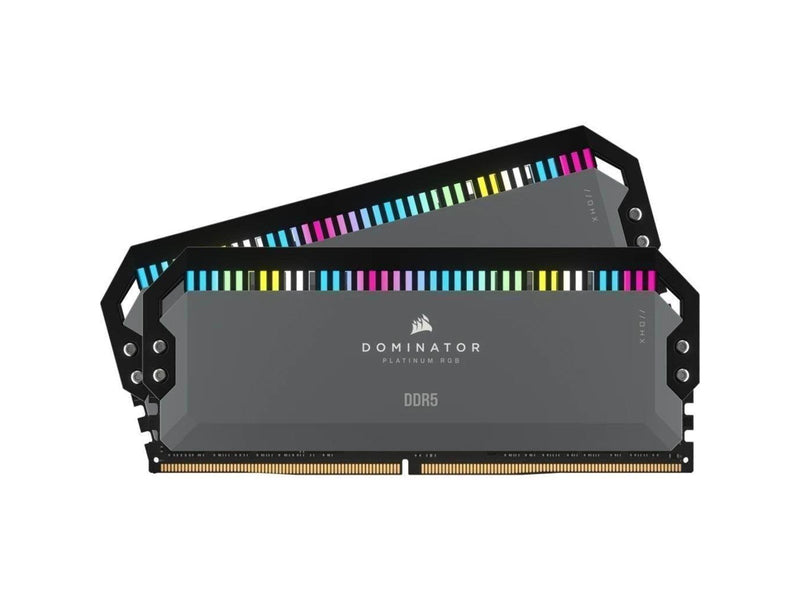 Corsair Dominator Platinum RGB DDR5-5600 - 64GB - CL36 - Quad Channel (4 pcs) - AMD EXPO & Intel XMP - Grau mit RGB