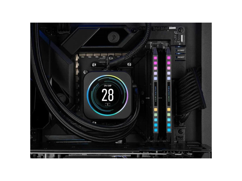 Corsair Dominator Platinum RGB DDR5-5600 - 64GB - CL36 - Quad Channel (4 pcs) - AMD EXPO & Intel XMP - Grau mit RGB