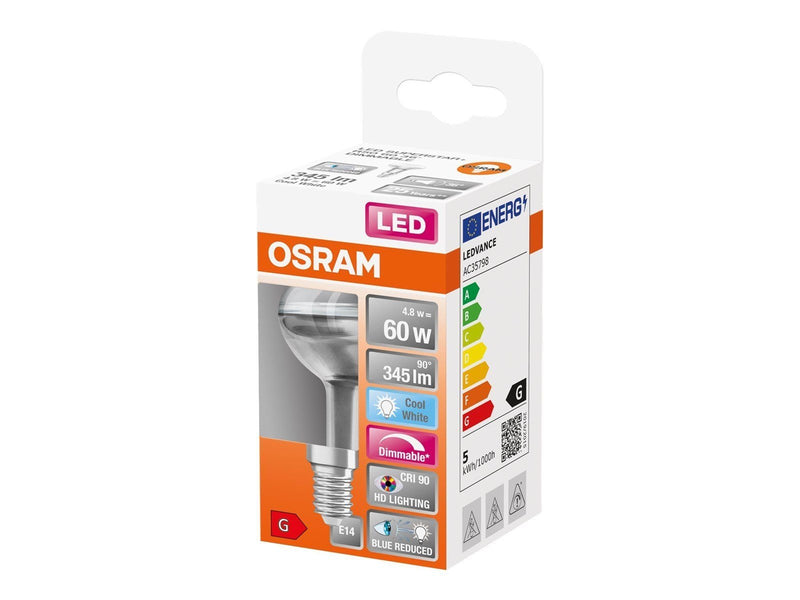 Osram LED-Lampe Comfort R50 4.8W/940 (60W) 36° Dimmable E14