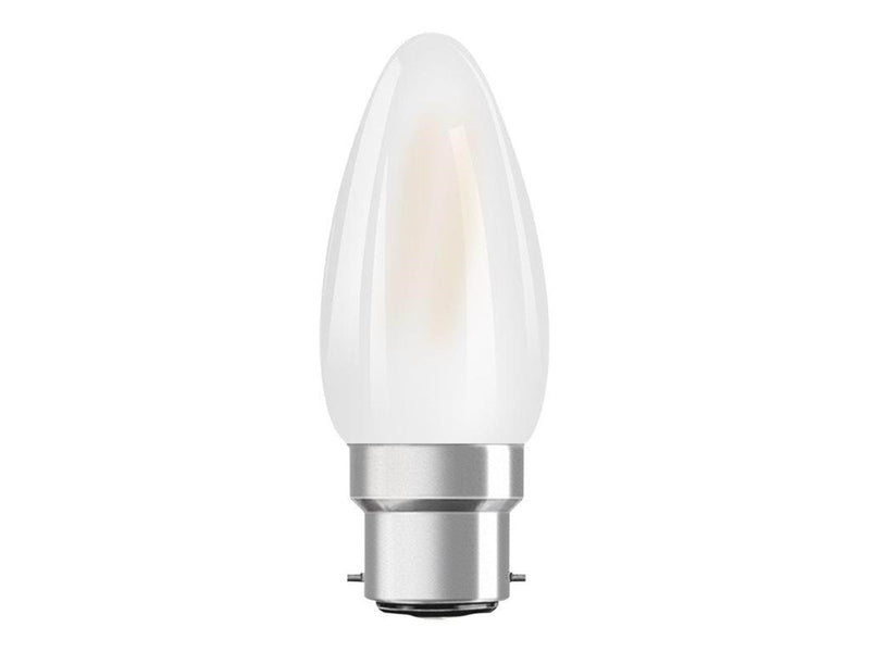 Osram LED-Lampe Candle 4,8W/827 (40W) Frosted Dimmable B22d