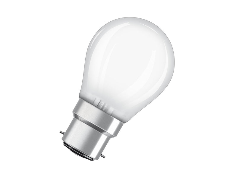 Osram LED-Lampe Mini-ball 4.8W/827 (40W) Frosted Dimmable B22d
