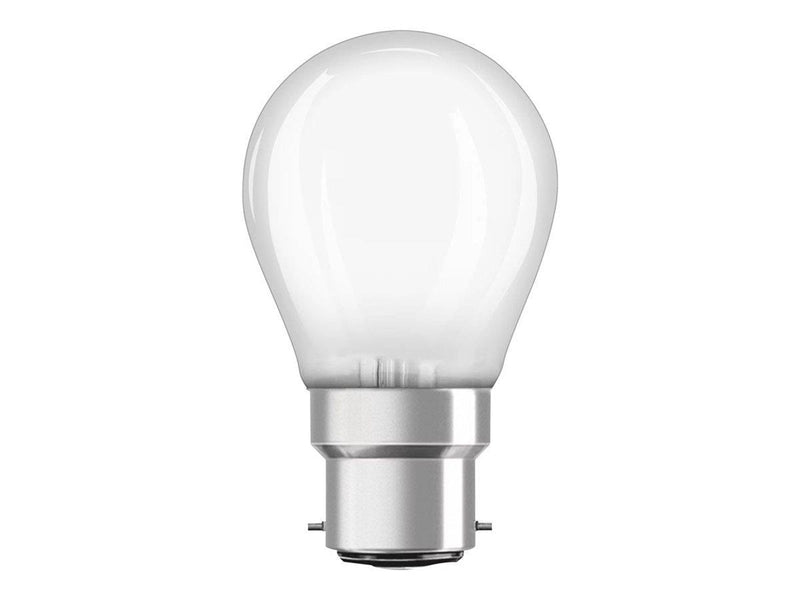 Osram LED-Lampe Mini-ball 4.8W/827 (40W) Frosted Dimmable B22d