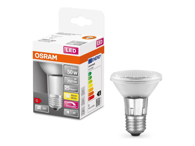 Osram LED-Lampe PAR20 6,4W/927 (50W) 36° Dimmable E27