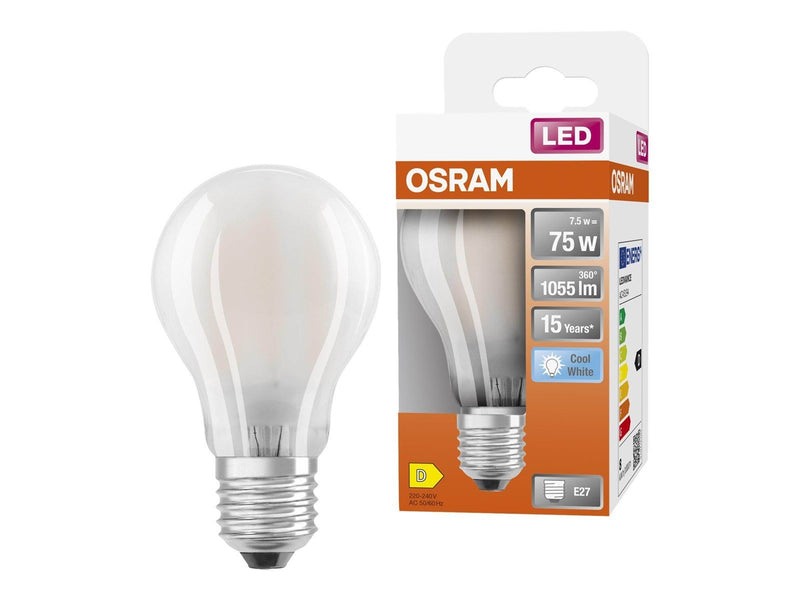 Osram LED-Lampe Standard 7.5W/840 (75W) Frosted E27