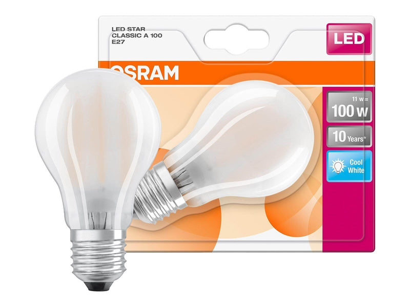 Osram LED-Lampe Standard 11W/840 (100W) Frosted E27