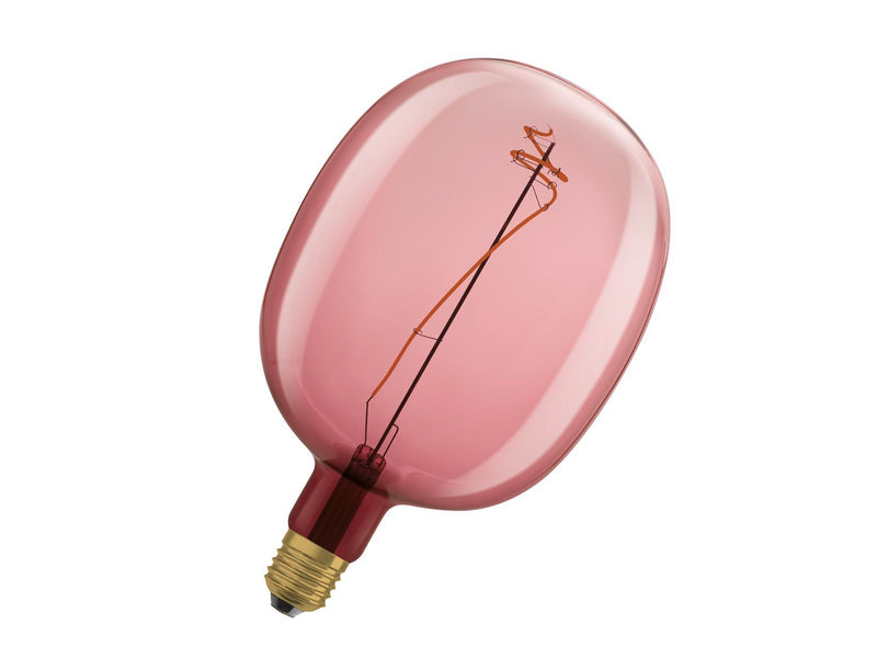 Osram LED-Lampe Vintage 1906 Gobe Ballon Spiral Filament 4.5W/816 (15W) Pink Dimmable E27