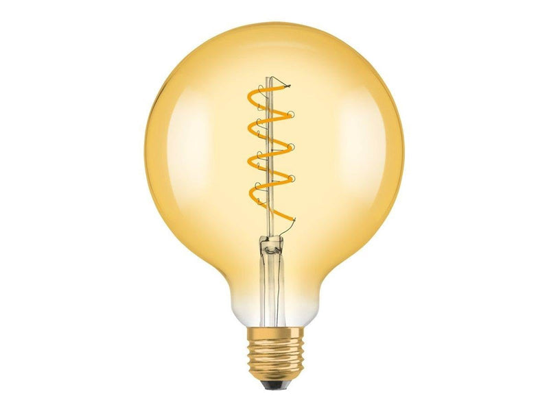 Osram LED-Lampe Vintage 1906 Globe125 Spiral Filament 4W/820 (28W) Gold Dimmable E27