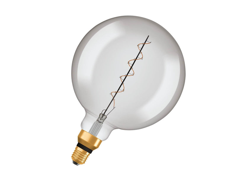 Osram LED-Lampe Vintage 1906 Globe G200 Spiral Filament 4.8W/818 (10W) Smoke Dimmable E27
