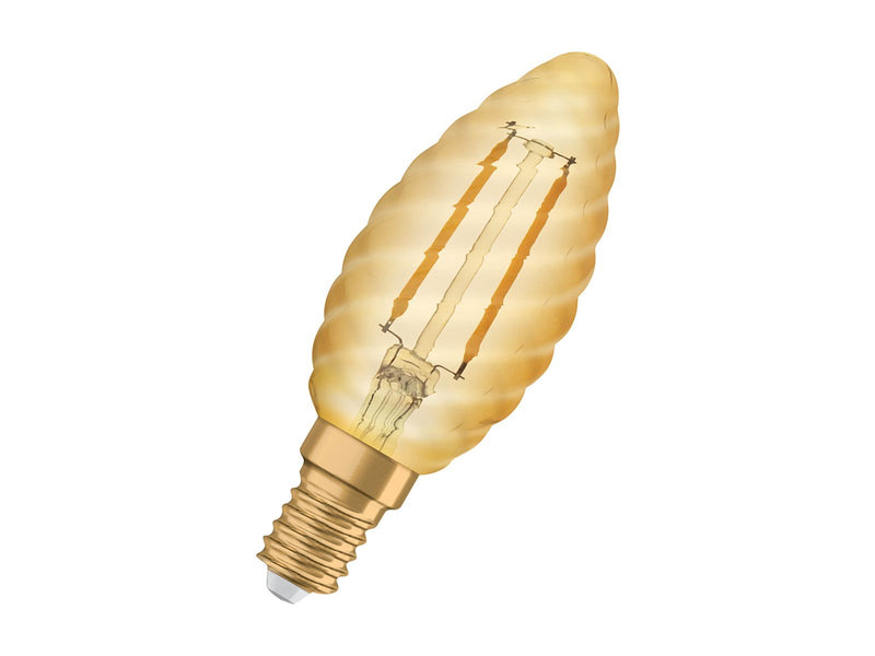 Osram LED-Lampe Vintage Candle Kerte Filament 1,5W/824 (12W) Gold E14