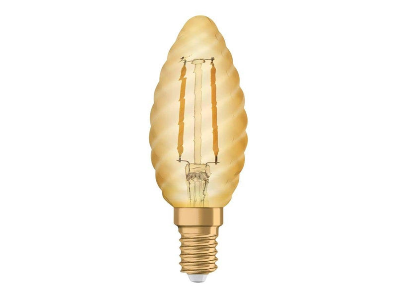 Osram LED-Lampe Vintage Candle Kerte Filament 1,5W/824 (12W) Gold E14