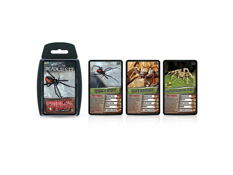 Winning Moves Spiders Top Trumps Card Game (ENGLISH)