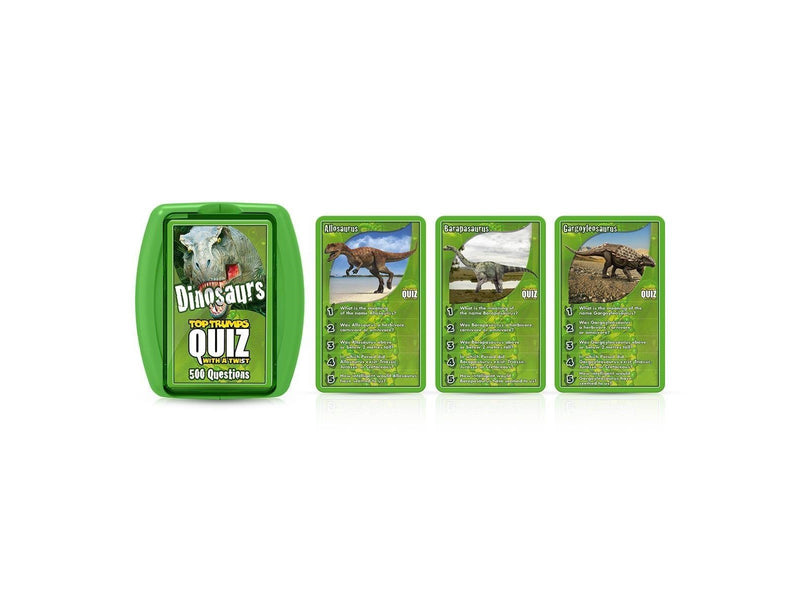 Winning Moves Dinosaurs Top Trumps Quiz Card Game (ENGLISH)