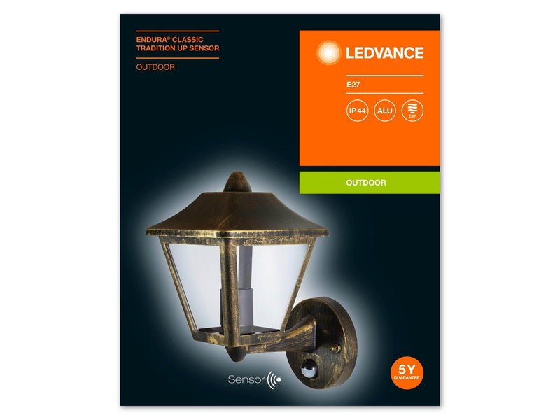 LEDVANCE ENDURA® CLASSIC TRADITION ALU Up Sensor Gold