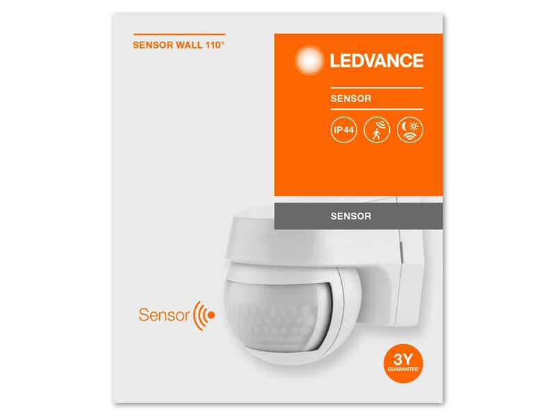LEDVANCE SENSOR WALL 110DEG IP44 WT