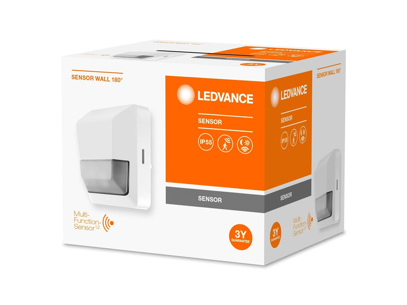 LEDVANCE SENSOR WALL 180DEG IP55 WT