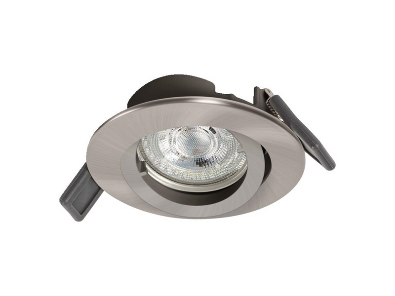 LEDVANCE RECESS DOWNLIGHT TWISTLOCK Incl. Osram LED 4.3W Brushed Nickel
