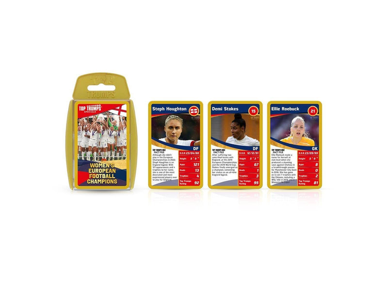 Winning Moves Women's European Football Champians Top Trumps Card Game (ENGLISH)