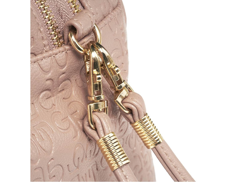 Gillian Jones Natascha Cosmetics bag in cream with embossed
