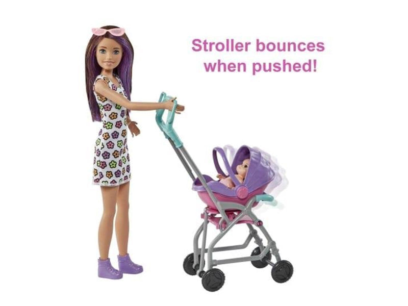 Barbie Skipper Babysitters Inc. Doll & Stroller Playset