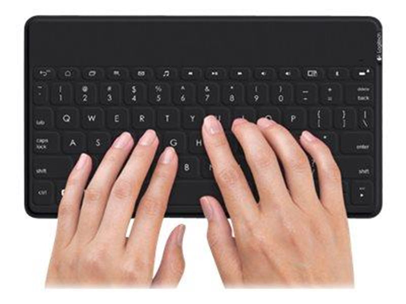 Logitech Logicool Keys-To-Go - keyboard - QWERTZ - German - black - Tastaturen - Deutsch - Schwarz